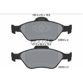 Textar Bremsbelagsatz 2360406 Textar Bremsbelagsatz 2360406