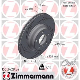 ZIMMERMANN Bremsscheibe 150.3428.54 ZIMMERMANN Bremsscheibe 150.3428.54