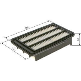 Bosch Luftfilter F 026 400 579 Bosch Luftfilter F 026 400 579
