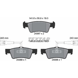 Bremsbelagsatz Vw T. Touareg 2.5 R5 Tdi 03-06 2 Sensoren 2436701