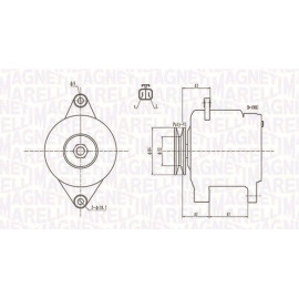 MAGNETI MARELLI Generator 063731615010