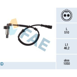 FAE Sensor, Raddrehzahl 78002