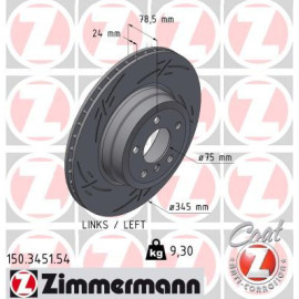 ZIMMERMANN Bremsscheibe 150.3451.54 ZIMMERMANN Bremsscheibe 150.3451.54