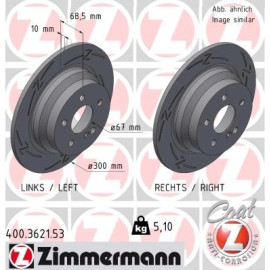 ZIMMERMANN Bremsscheibe 400.3621.53