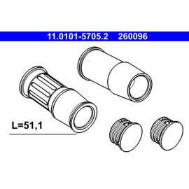 ATE Führungshülsensatz, Bremssattel 11.0101-5705.2 ATE Führungshülsensatz, Bremssattel 11.0101-5705.2