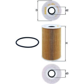 Mahle Original Ölfilter OX 128/1D Mahle Original Ölfilter OX 128/1D