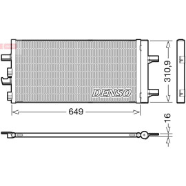 DENSO Kondensator, Klimaanlage DCN05104