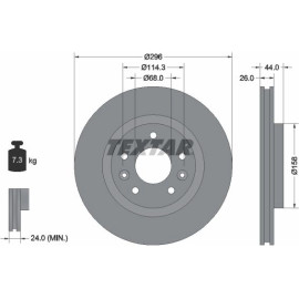 Bremsscheibe Nissan P. Qashqai 1.5-1.6 Dci 13 92274203 Bremsscheibe Nissan P. Qashqai 1.5-1.6 Dci 13 92274203