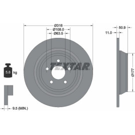 Bremsscheibe 92292503