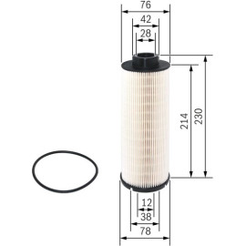 Kraftstofffiltereinsatz F 026 402 029