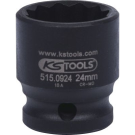 KS TOOLS Zwölfkant-Steckdose, kurz 515.0924