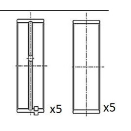 FAI AutoParts Kurbelwellenlager BM1023-STD