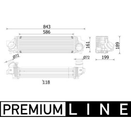 Ladeluftkühler CI 610 000P