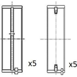 FAI AutoParts Kurbelwellenlager BM1002-STD