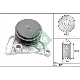 Spannrolle, Keilrippenriemen 531 0309 10