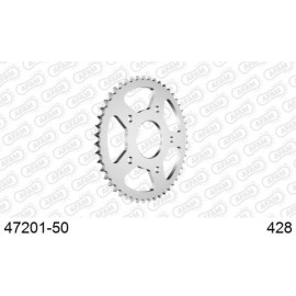 AFAM Kettenrad STAHL 50 Zähne 47201-50