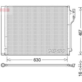 DENSO Klimaanlagenkühler DCN05031