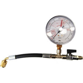 40-Bar-Manometer Mit 30-cm-Schlauch Und Absperrventil 007950025870