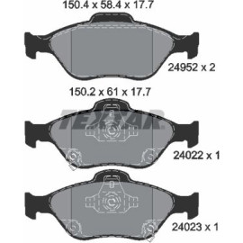 Bremsbelagsatz Toyota P. Yaris 1.5 15 2495201