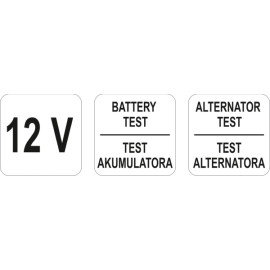 Batterietester Pkw Spannungspräfer 12V YT-83101