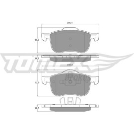 TOMEX brakes Bremsbelagsatz, Scheibenbremse TX 14-04