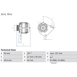 Lichtmaschine 0 986 080 490