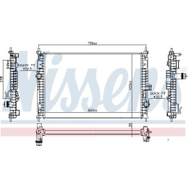 Wasserkühler PKW 606342