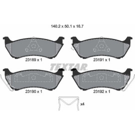 Bremsbelagsatz Db T. W163 Ml 2318902