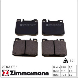20341.175.1 ZIMMERMANN Bremsbeläge 20341.175.1