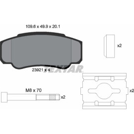 Bremsbelagsatz Fiat T.Ducato 02 2392101