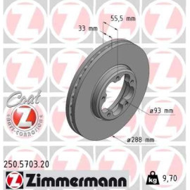 Bremsscheibe VA 250.5703.20