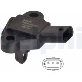 DELPHI Sensor, Saugrohrdruck PS20087-12B1