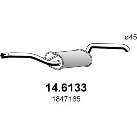 Mittelschalldämpfer 14.6133