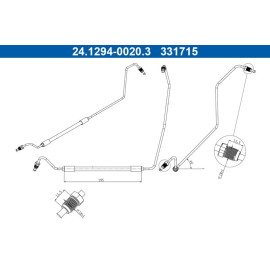 ATE Bremsschlauch 24.1294-0020.3