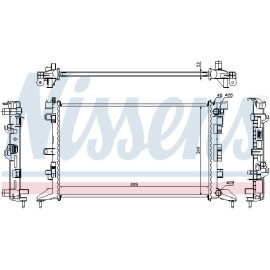 Nissens Wasserkühler PKW 637602