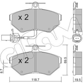 Bremsklötze VA 822-215-2