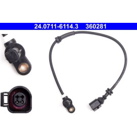 ATE ABS Sensor 24.0711-6114.3
