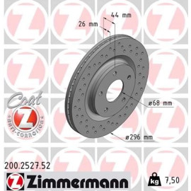 Bremsscheibe VA Sport 200.2527.52 Bremsscheibe VA Sport 200.2527.52