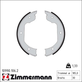 ZIMMERMANN Bremsbacken 10990.106.2