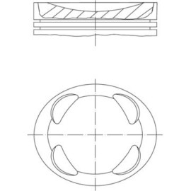 MAHLE Kolben 081 PI 00104 002