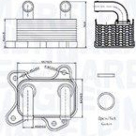 Magneti Marelli Ölkühler RO0020 - Motoröl