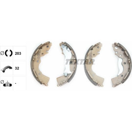 BREMSBACKEN HYUNDAI ACCENT 05-/KIA RIO 203X32 91068900