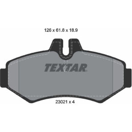 Textar Bremsbelagsatz 2302101 Textar Bremsbelagsatz 2302101