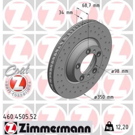 Bremsscheibe VA re Sport 460.4505.52 Bremsscheibe VA re Sport 460.4505.52