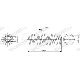 MONROE Fahrwerksfeder SP3709