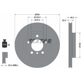 Bremsscheibe Mini P. Countryman/Paceman 10 92277805