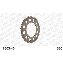 AFAM Kettenrad ALU 43 Zähne 17603-43