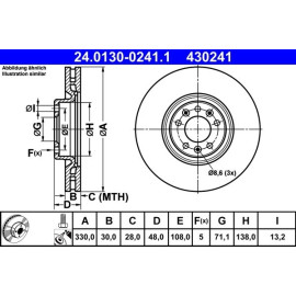 Bremsscheibe 24.0130-0241.1
