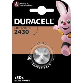 Duracell Lithium CR2430 Knopfbatterie 1 Stk Blister 5000394030398