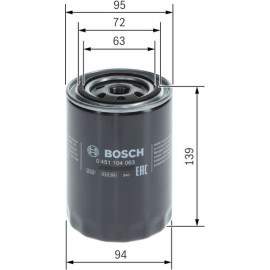 Ölfilter 0 451 104 063